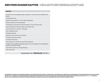Ford Flugblatt | Ranger Raptor Seite 3
