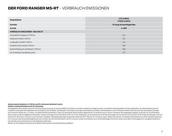 Ford Flugblatt | Ranger MS-RT Seite 16