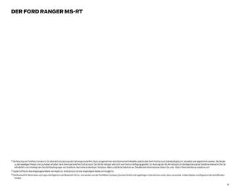 Ford Flugblatt | Ranger MS-RT Seite 18