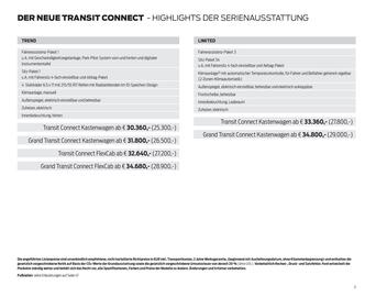 Ford Flugblatt | Transit Connect Seite 3