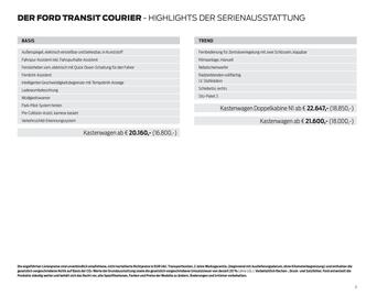 Ford Flugblatt | Transit Courier Seite 3