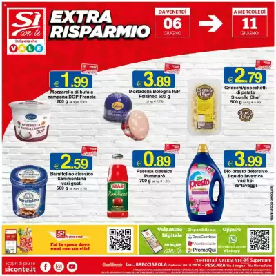 Volantino Sì con te (valido fino al 11-06)