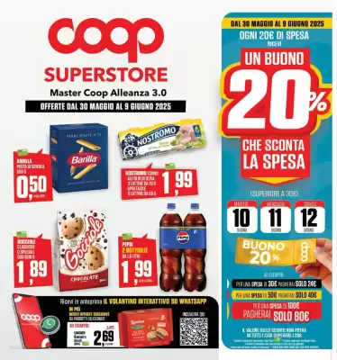 Volantino Coop Superstore (valido fino al 9-06)
