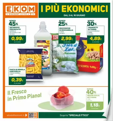 Volantino Ekom (valido fino al 16-06)