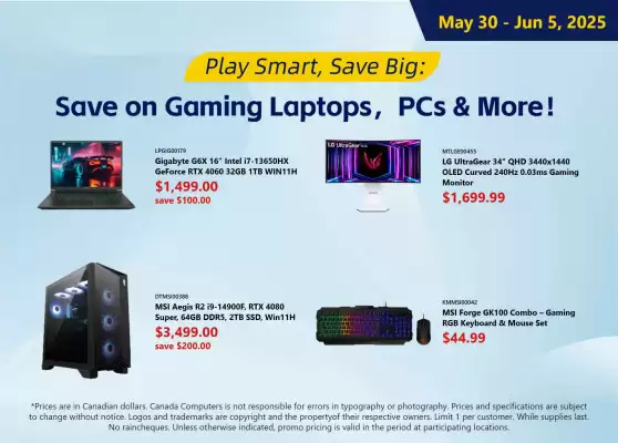 Canada Computers flyer (valid until 5-06)