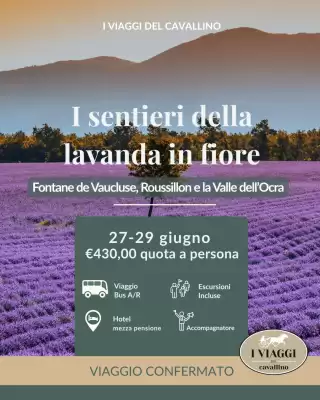 Volantino I Viaggi del Cavallino (valido fino al 12-06)