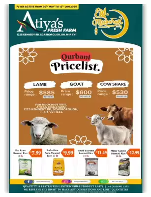 Atiya's Fresh Farm flyer (valid until 12-06)