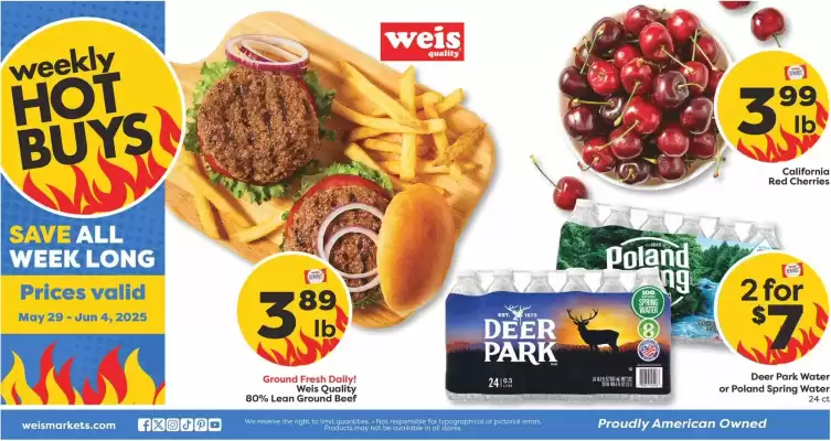 Weis Markets Weekly Ad (valid until 4-06)