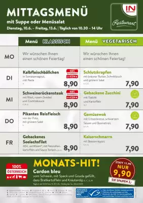 Interspar Restaurant Flugblatt (gültig bis 13-06)