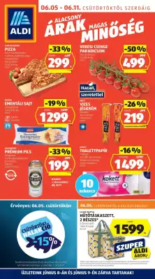 ALDI akciós újság (érvényes eddig: 11-06)