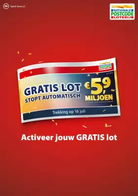 Nationale Postcode Loterij folder (geldig t/m 7-06)