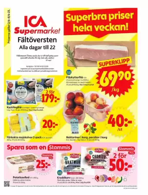 ICA Supermarket reklamblad