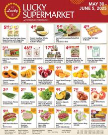 Lucky Supermarket flyer Page 1