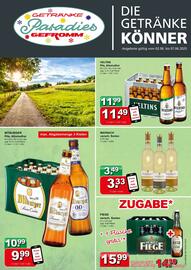 Getränkeparadies Gefromm Prospekt woche 23 Seite 1