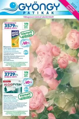 Gyöngy Patikák akciós újság