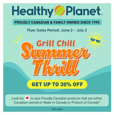 Healthy Planet flyer (valid until 2-07)