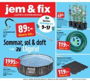 Jem&Fix reklamblad vecka 23 Sida 1