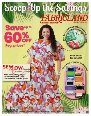 Fabricland flyer (valid until 30-06)