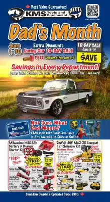 KMS Tools flyer (valid until 30-06)