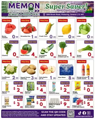 Memon Supermarket flyer (valid until 30-06)