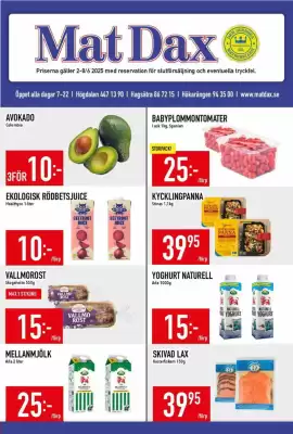 Matdax reklamblad