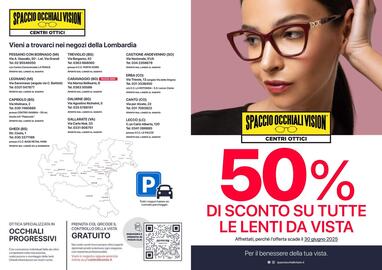 Volantino Spaccio Occhiali Vision Pagina 1