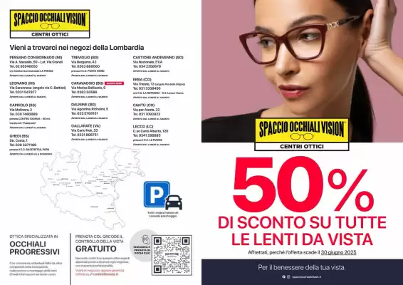 Volantino Spaccio Occhiali Vision (valido fino al 30-06)