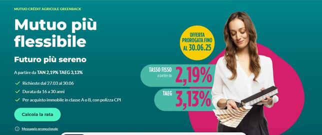 Volantino Crédit Agricole Pagina 1