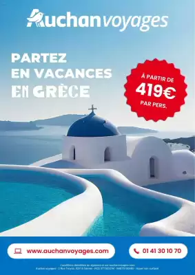 Catalogue Auchan Voyages (valable jusqu'au 15-06)