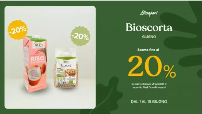 Volantino Biosapori (valido fino al 15-06)