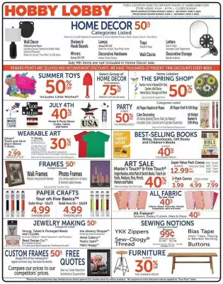 Hobby Lobby Weekly Ad (valid until 8-06)