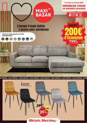 Catalogue Maxi Bazar (valable jusqu'au 29-06)