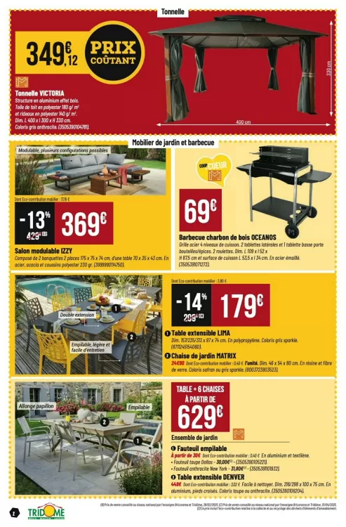 Catalogue Tridôme (valable jusqu'au 15-06)