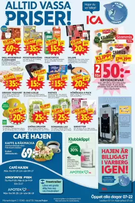 Ica Hajen Lagpris reklamblad