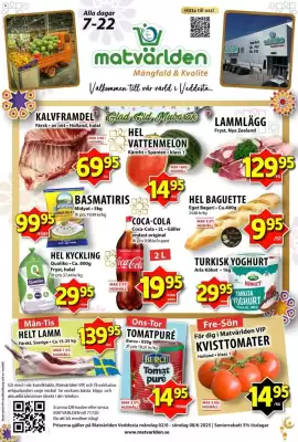 Matvärlden Tensta reklamblad
