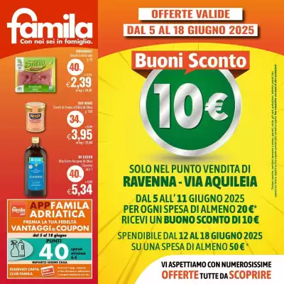 Volantino Famila (valido fino al 18-06)