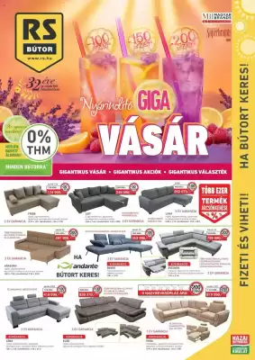 RS Bútor akciós újság (érvényes eddig: 30-06)