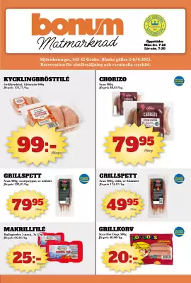 Bonum Matmarknad reklamblad