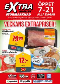 Extra Mjällby Stormarknad reklamblad vecka 23 Sida 1