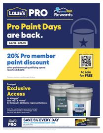 Lowe's Weekly Ad Page 1