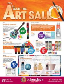 Eckersley's Art & Craft catalogue Page 1