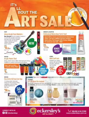 Eckersley's Art & Craft catalogue