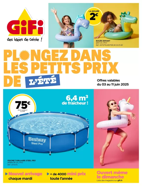 Catalogue Gifi (valable jusqu'au 16-06)