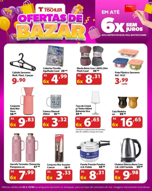 Catálogo Supermercados Tischler (válido até 15-06)
