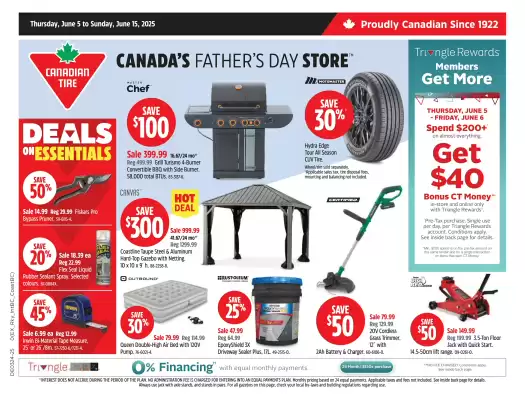 Canadian Tire flyer (valid until 15-06)