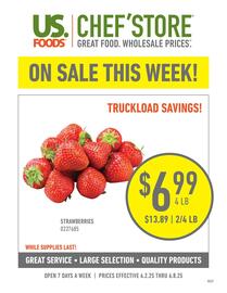 US Foods Chef's Store Weekly Ad week 23 Page 1
