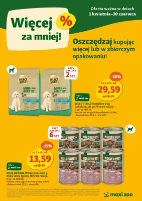Maxi Zoo gazetka (ważność do 30-06)