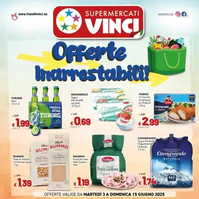 Volantino Supermercati Vinci (valido fino al 15-06)