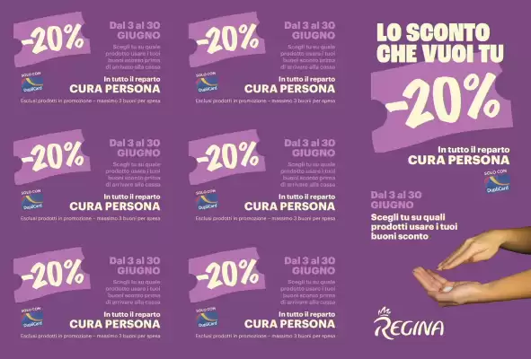 Volantino Regina (valido fino al 30-06)