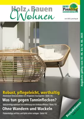 Holz Possling Prospekt (gültig bis 14-06)